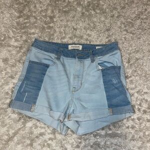 Denim shorts